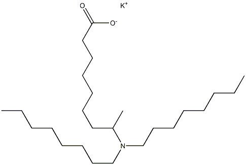 8-(Dioctylamino)nonanoic acid potassium salt 구조식 이미지