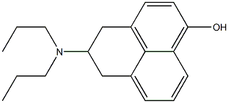 2,3-Dihydro-2-(dipropylamino)-1H-phenalen-6-ol 구조식 이미지