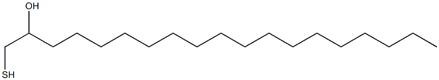 1-Mercapto-2-nonadecanol 구조식 이미지