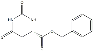 (4S)-2-Oxo-6-thioxohexahydropyrimidine-4-carboxylic acid benzyl ester Structure
