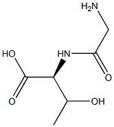 (2S)-2-(Glycylamino)-3-hydroxybutanoic acid 구조식 이미지