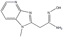 1-Methyl-1H-imidazo[4,5-b]pyridine-2-acetamide oxime Structure