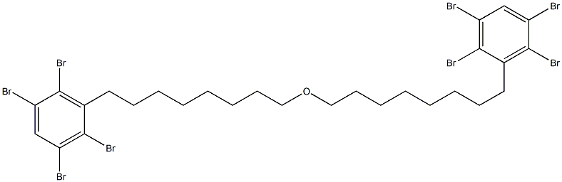 2,3,5,6-Tetrabromophenyloctyl ether 구조식 이미지