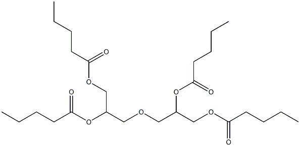 3,3'-Oxybis(1,2-propanediol dipentanoate) 구조식 이미지