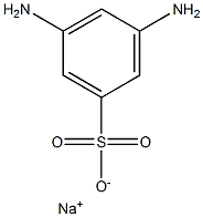 3,5-Diaminobenzenesulfonic acid sodium salt 구조식 이미지