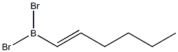 (E)-1-Hexenyldibromoborane 구조식 이미지