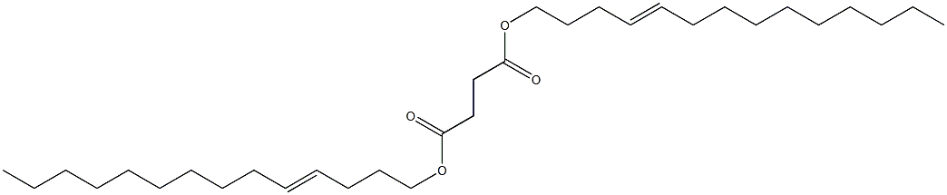 Succinic acid di(4-tetradecenyl) ester 구조식 이미지