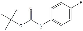 N-(tert-Butoxycarbonyl)-4-fluoroaniline Structure