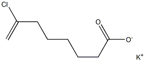 7-Chloro-7-octenoic acid potassium salt 구조식 이미지