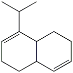 1,2,4a,5,6,8a-Hexahydro-8-isopropylnaphthalene 구조식 이미지