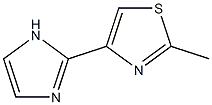 2-(2-Methylthiazol-4-yl)-1H-imidazole 구조식 이미지