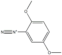 2,5-Dimethoxybenzenediazonium Structure