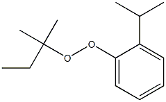 2-Isopropylphenyl tert-pentyl peroxide Structure