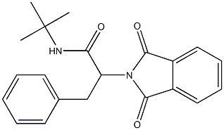 N-tert-Butyl-2-phthalimidyl-3-phenylpropanamide 구조식 이미지