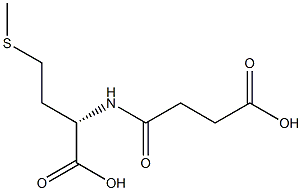 N-(4-Oxo-4-hydroxybutyryl)-L-methionine 구조식 이미지