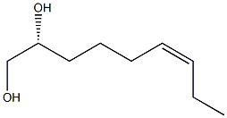 (2R,6Z)-6-Nonene-1,2-diol Structure