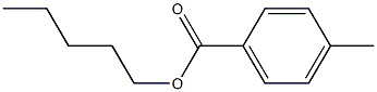 p-Methylbenzoic acid amyl ester Structure