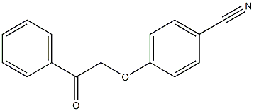 4-(Phenacyloxy)benzonitrile 구조식 이미지