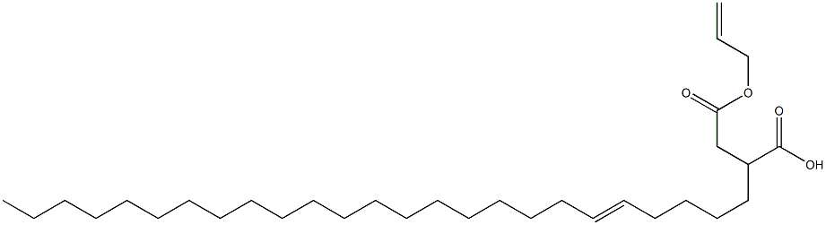 2-(5-Pentacosenyl)succinic acid 1-hydrogen 4-allyl ester 구조식 이미지