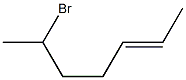 6-Bromo-2-heptene 구조식 이미지