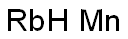 Manganese rubidium Structure