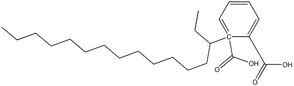 (+)-Phthalic acid hydrogen 1-[(S)-hexadecane-3-yl] ester 구조식 이미지