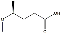 [S,(+)]-4-Methoxyvaleric acid 구조식 이미지