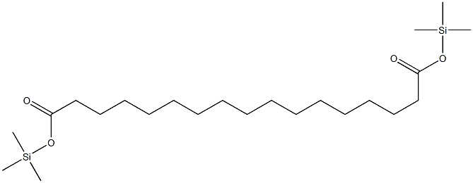Heptadecanedioic acid di(trimethylsilyl) ester Structure