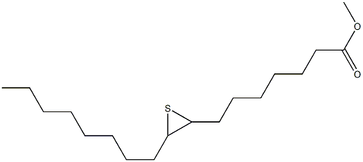 8,9-Epithioheptadecanoic acid methyl ester Structure