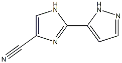 2-(1H-Pyrazol-5-yl)-1H-imidazole-4-carbonitrile Structure