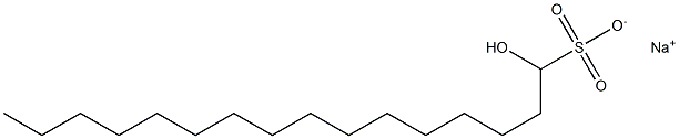 1-Hydroxyhexadecane-1-sulfonic acid sodium salt 구조식 이미지