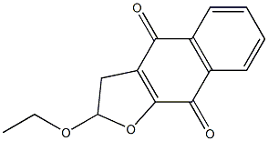 2-Ethoxy-2,3-dihydronaphtho[2,3-b]furan-4,9-dione 구조식 이미지