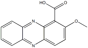 2-Methoxy-1-phenazinecarboxylic acid Structure