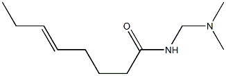 N-[(Dimethylamino)methyl]-5-octenamide 구조식 이미지