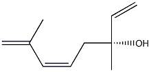 (3R,5Z)-3,7-Dimethyl-1,5,7-octatrien-3-ol Structure