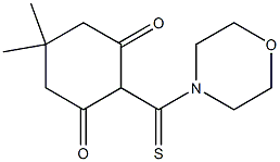 5,5-Dimethyl-2-(morpholinothiocarbonyl)cyclohexane-1,3-dione Structure