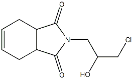 N-(3-Chloro-2-hydroxypropyl)-1,2,3,6-tetrahydrophthalimide 구조식 이미지