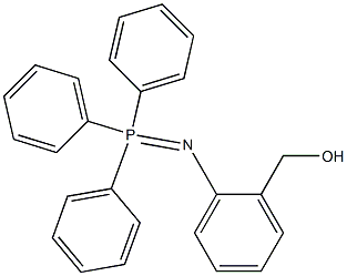 2-(Triphenylphosphoranylideneamino)benzyl alcohol Structure