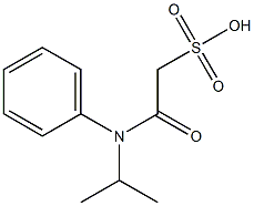 2-(Phenylisopropylamino)-2-oxoethanesulfonic acid 구조식 이미지