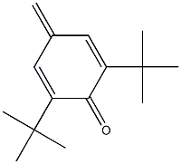 3,5-Di-tert-butyl-1-methylene-2,5-cyclohexadiene-4-one Structure