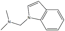 1-(Dimethylaminomethyl)-1H-indole Structure