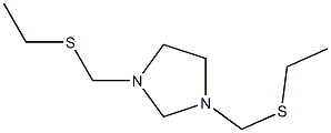 1,3-Bis[(ethylthio)methyl]imidazolidine 구조식 이미지