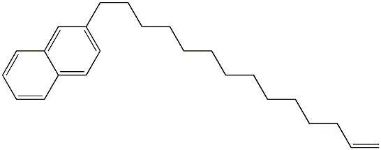 2-(13-Tetradecenyl)naphthalene 구조식 이미지