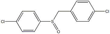 4-Chlorophenyl 4-chlorobenzyl sulfoxide 구조식 이미지