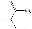 [S,(+)]-2-(Methyl)thiobutyramide Structure