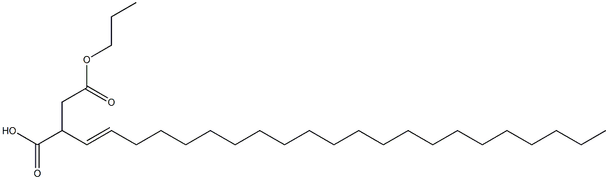 2-(1-Docosenyl)succinic acid 1-hydrogen 4-propyl ester Structure