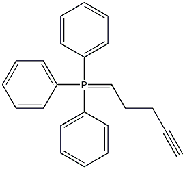 4-Pentyn-1-ylidenetriphenylphosphorane 구조식 이미지