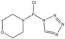 Morpholino(1H-tetrazol-1-yl)chlorophosphine Structure