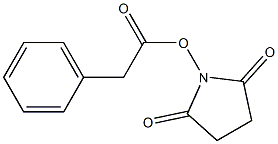 Phenylacetic acid succinimidyl ester 구조식 이미지