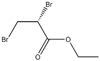 [R,(-)]-2,3-Dibromopropionic acid ethyl ester 구조식 이미지